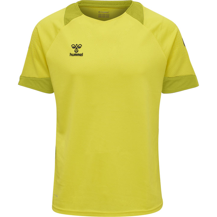 Hummel Hmllead S/S Poly Jersey Kids - blazing yellow