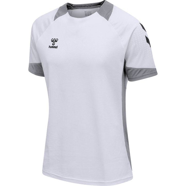 Hummel Hmllead S/S Poly Jersey Kids - white