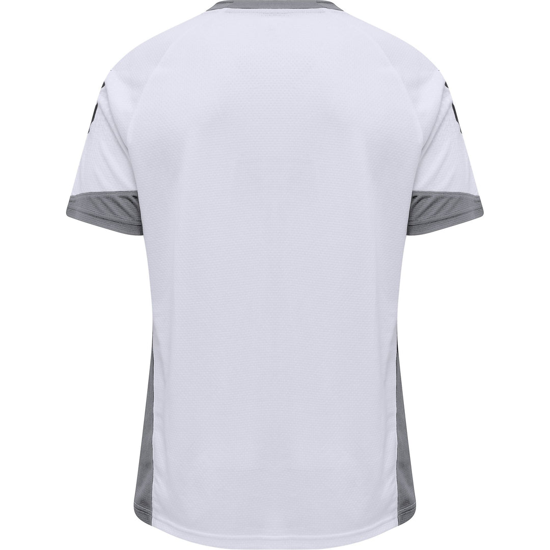 Hummel Hmllead S/S Poly Jersey Kids - white