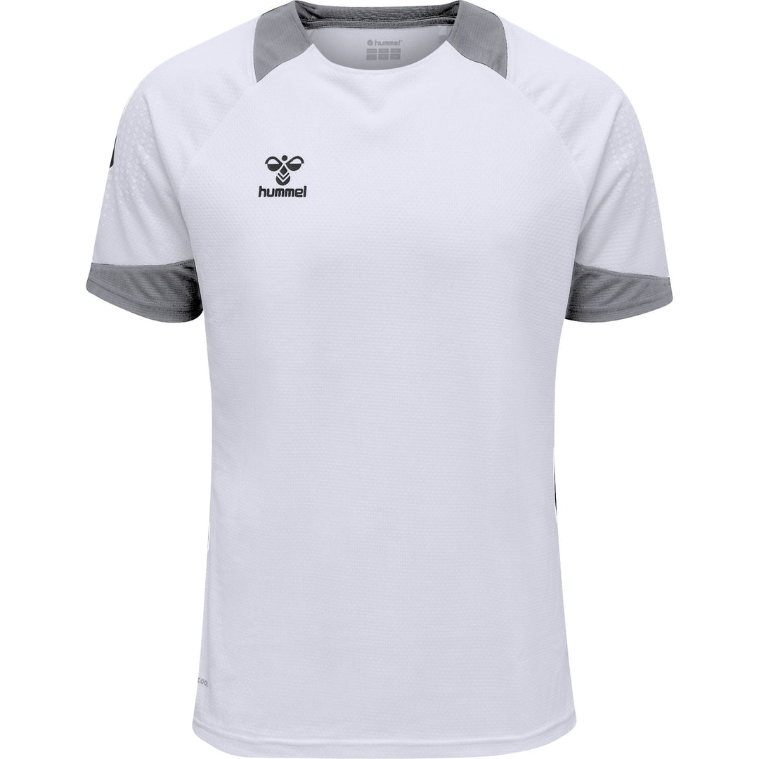 Hummel Hmllead S/S Poly Jersey Kids - white