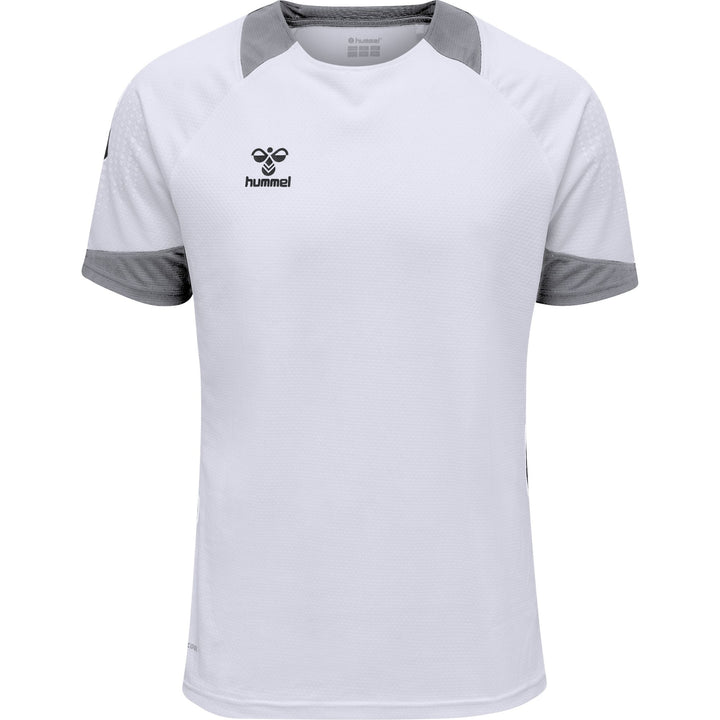 Hummel Hmllead S/S Poly Jersey Kids - white