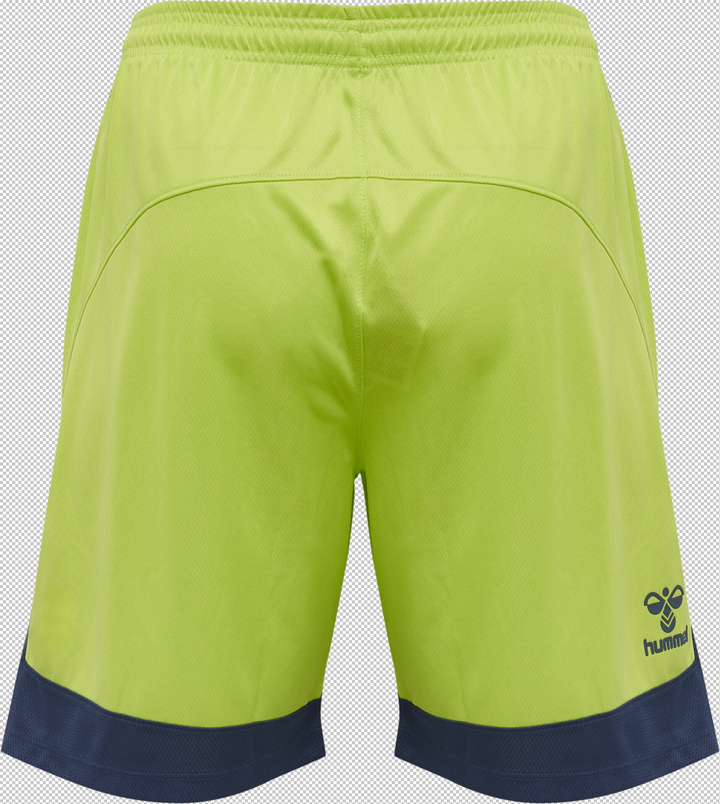 Hummel Hmllead Poly Shorts - lime punch