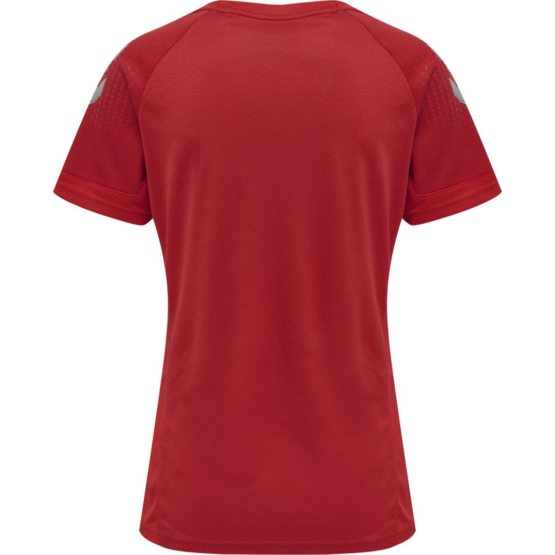 Hummel Hmllead S/S Poly Jersey Women - true red