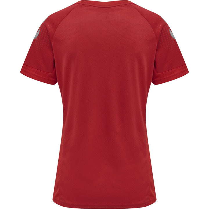 Hummel Hmllead S/S Poly Jersey Women - true red