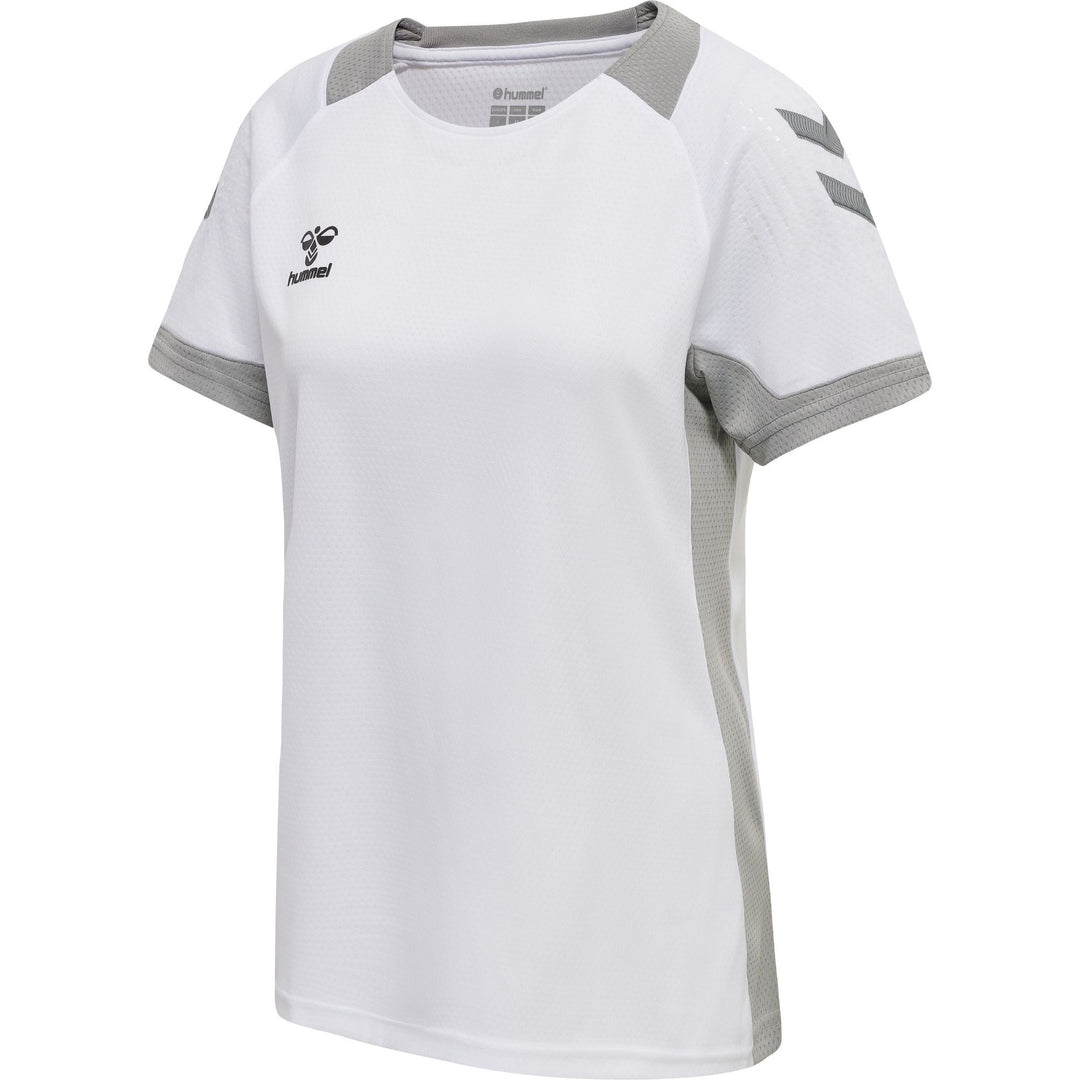 Hummel Hmllead S/S Poly Jersey Women - white