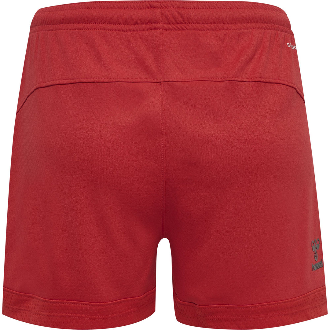 Hummel Hmllead Womens Poly Shorts - true red