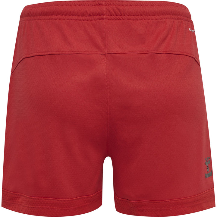 Hummel Hmllead Womens Poly Shorts - true red