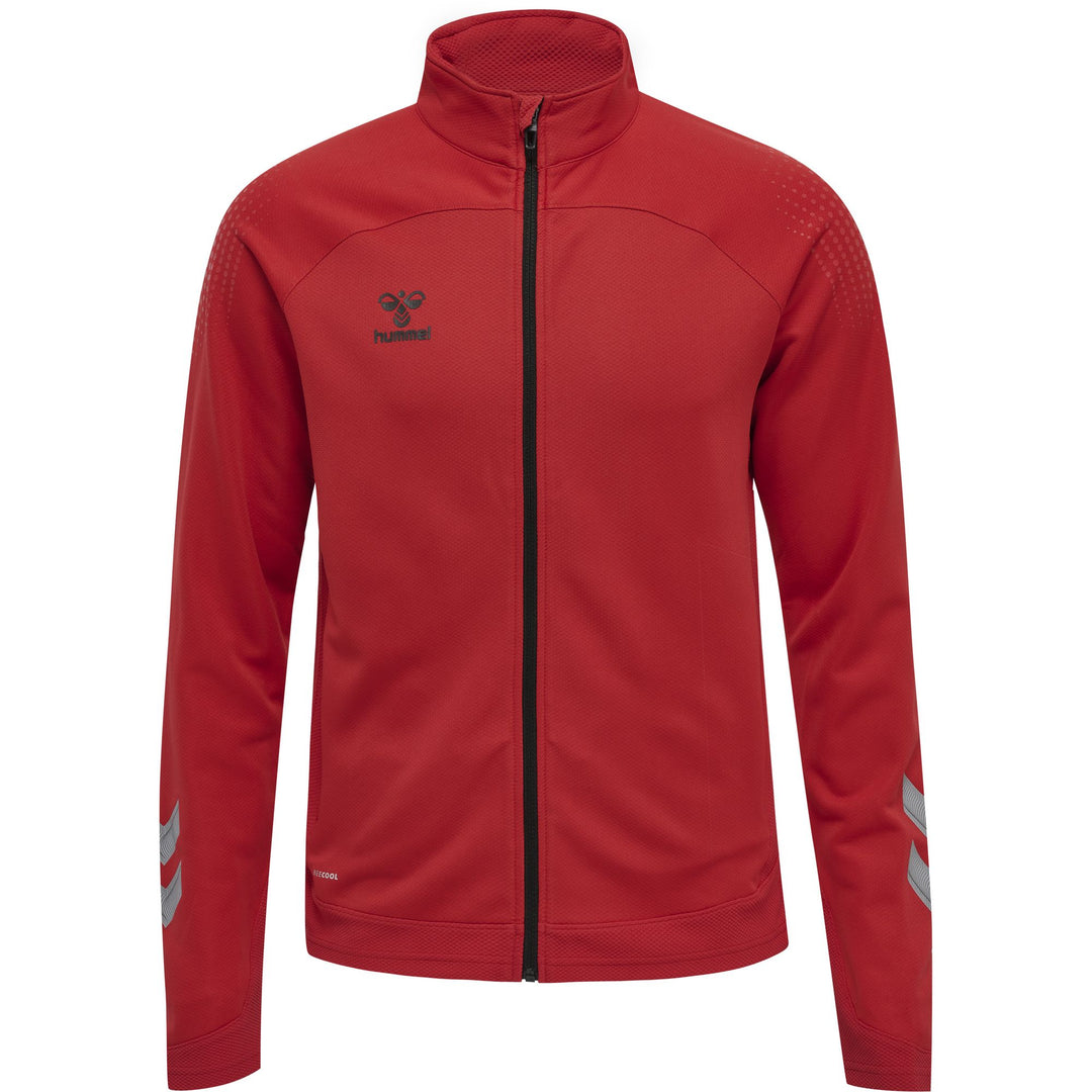 Hummel Hmllead Poly Zip Jacket - true red