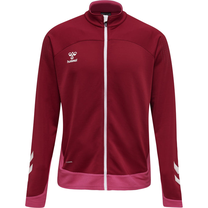 Hummel Hmllead Poly Zip Jacket - biking red