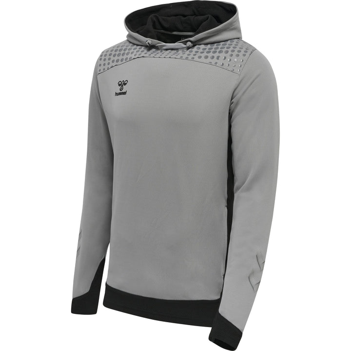 Hummel Hmllead Poly Hoodie - grey melange