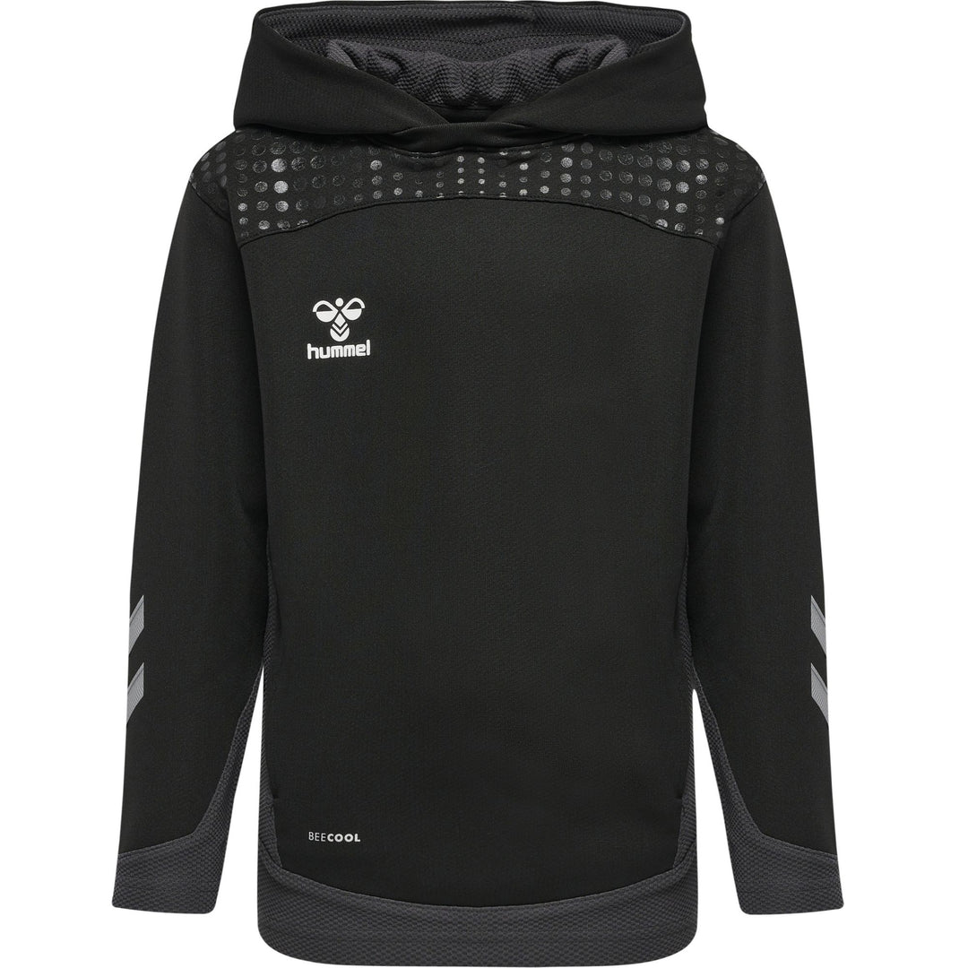 Hummel Hmllead Poly Hoodie Kids - black