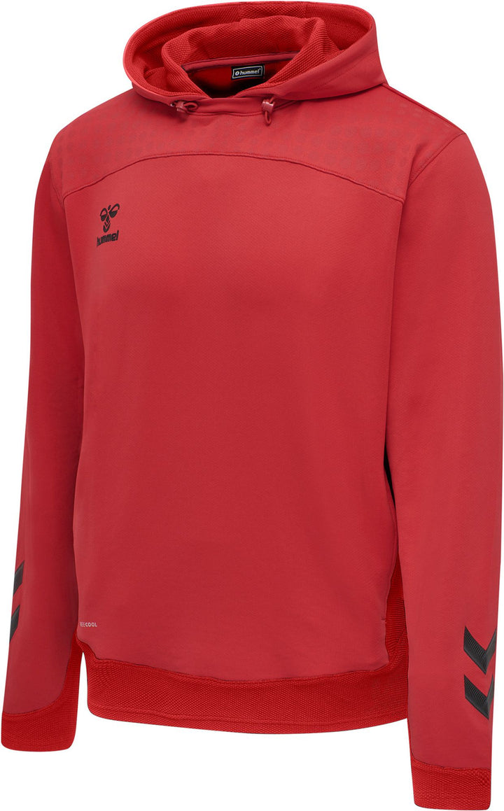 Hummel Hmllead Poly Hoodie Kids - true red