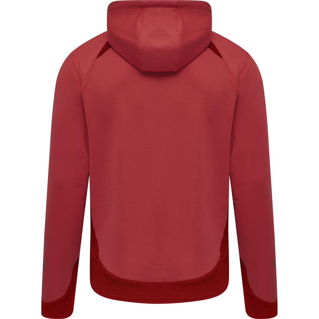Hummel Hmllead Poly Hoodie Kids - true red