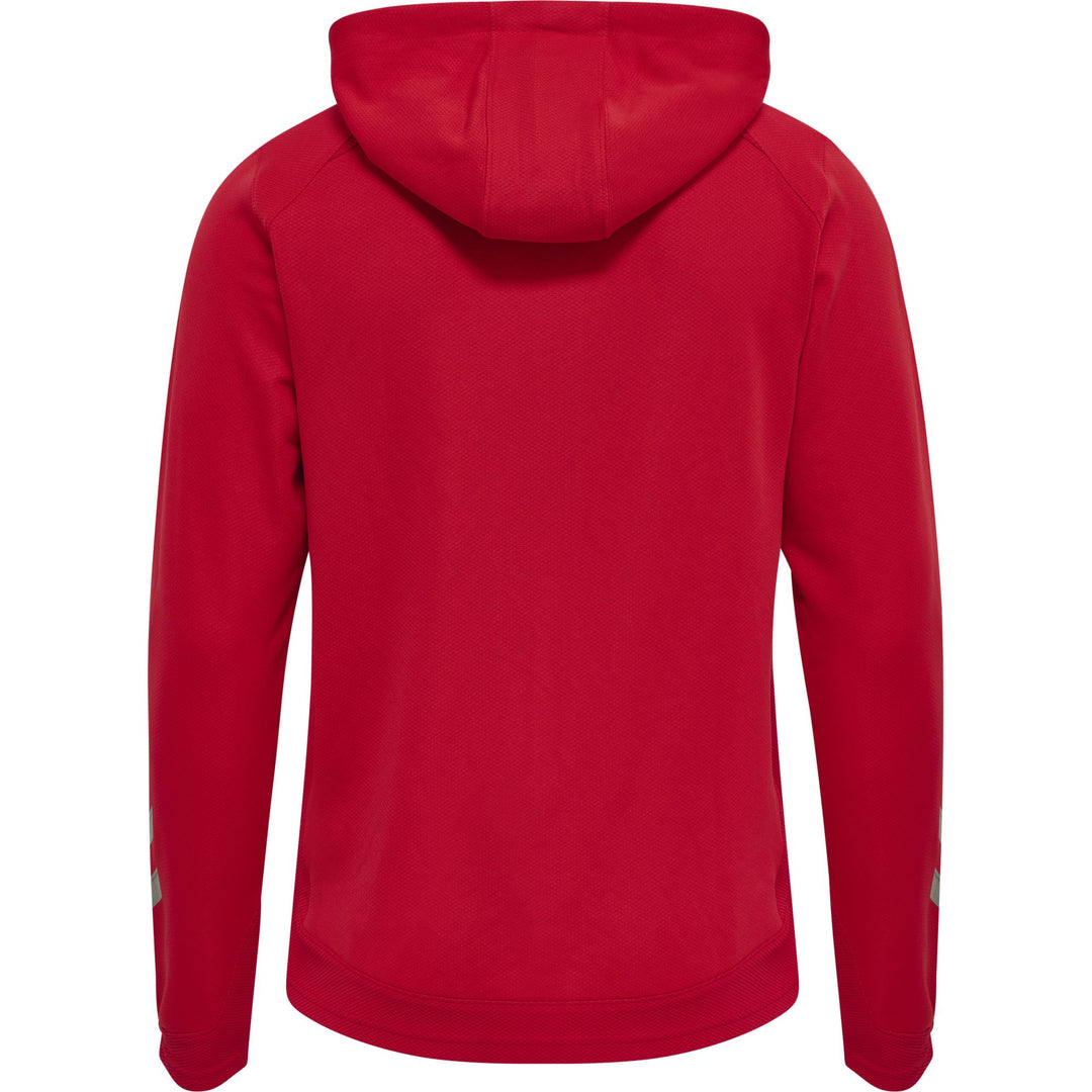 Hummel Hmllead Zip Poly Hoodie - true red