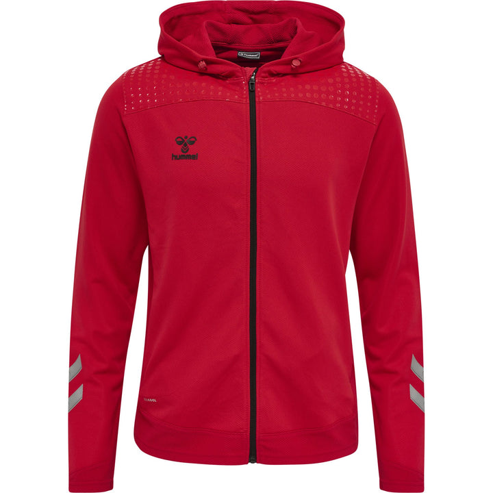 Hummel Hmllead Zip Poly Hoodie - true red