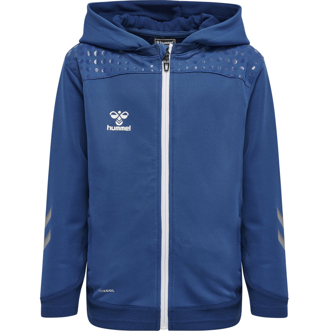 Hummel Hmllead Zip Poly Hoodie Kids - true blue