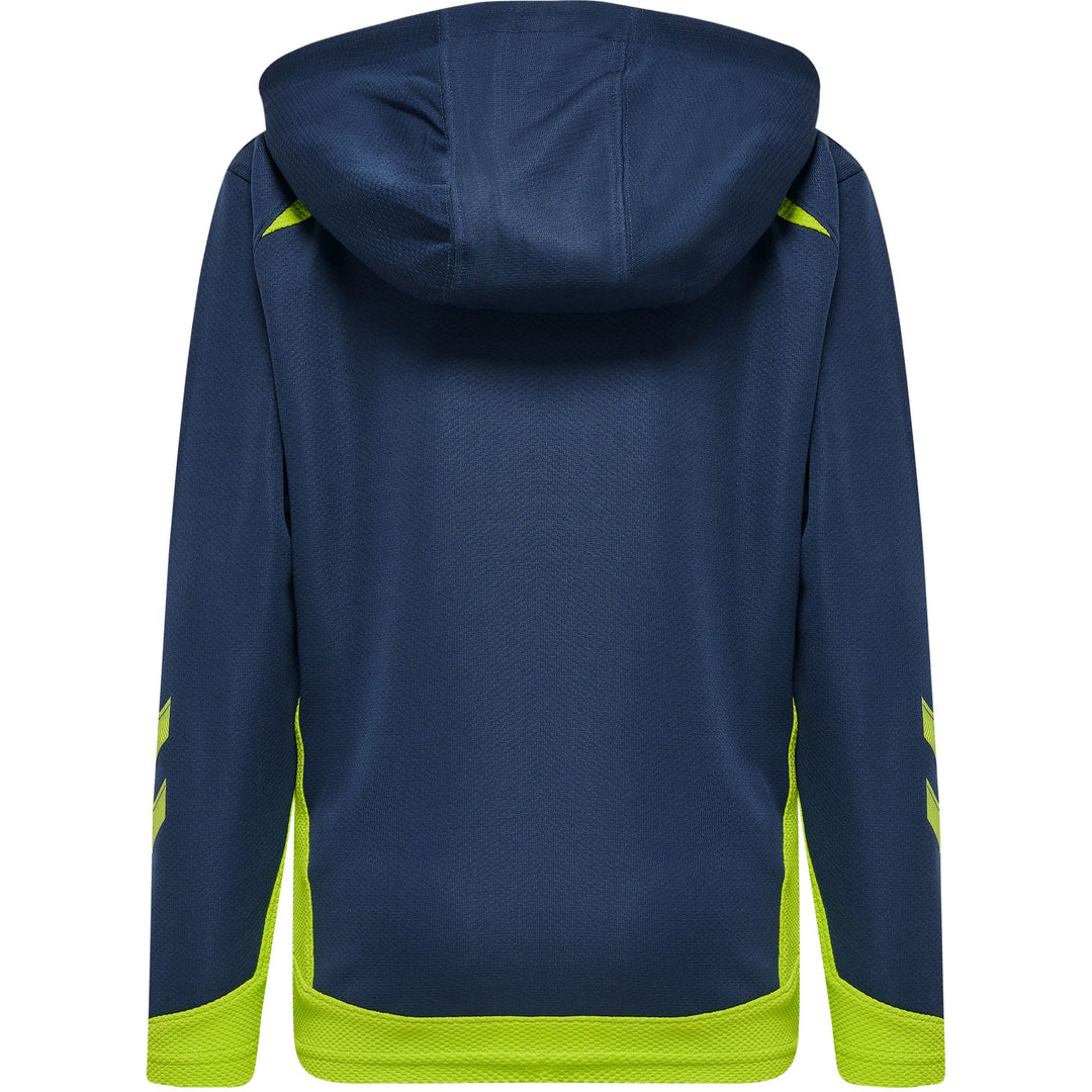 Hummel Hmllead Zip Poly Hoodie Kids - dark denim