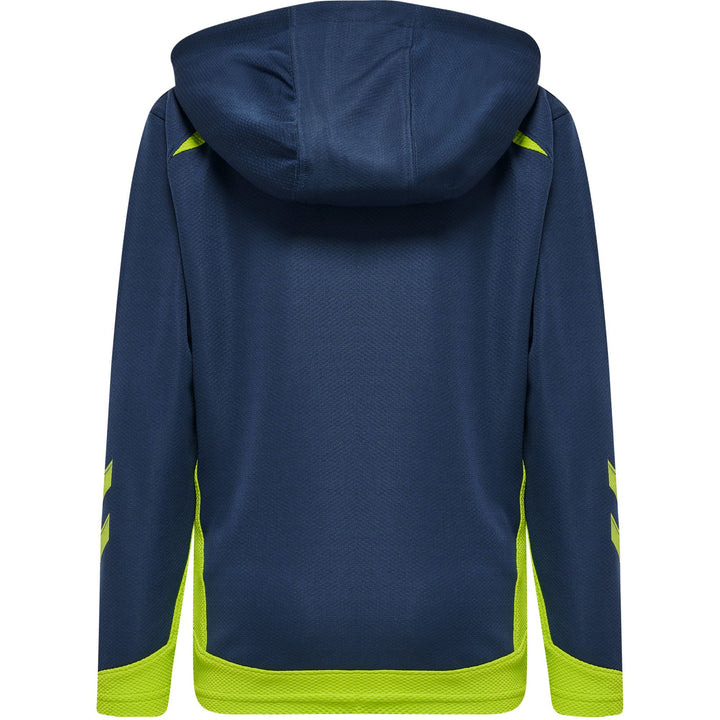 Hummel Hmllead Zip Poly Hoodie Kids - dark denim