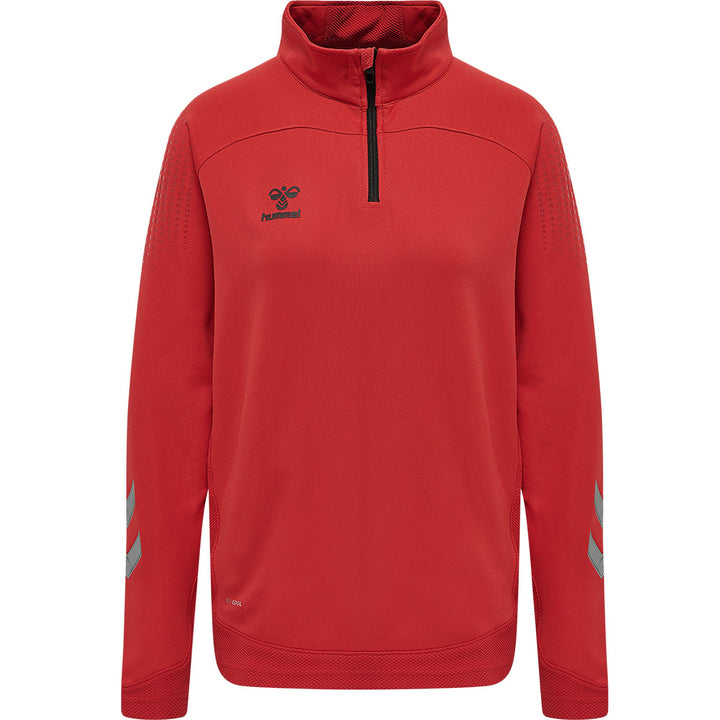 Hummel Hmllead Woman Half Zip - true red