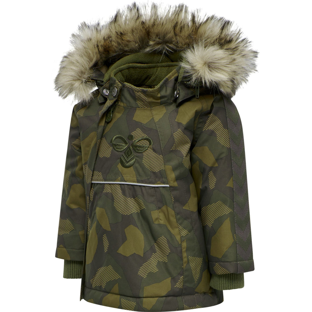 Hummel hmlJESSIE JACKET - OLIVE NIGHT/ ECRU OLIVE - 74 - olive night/ ecru olive