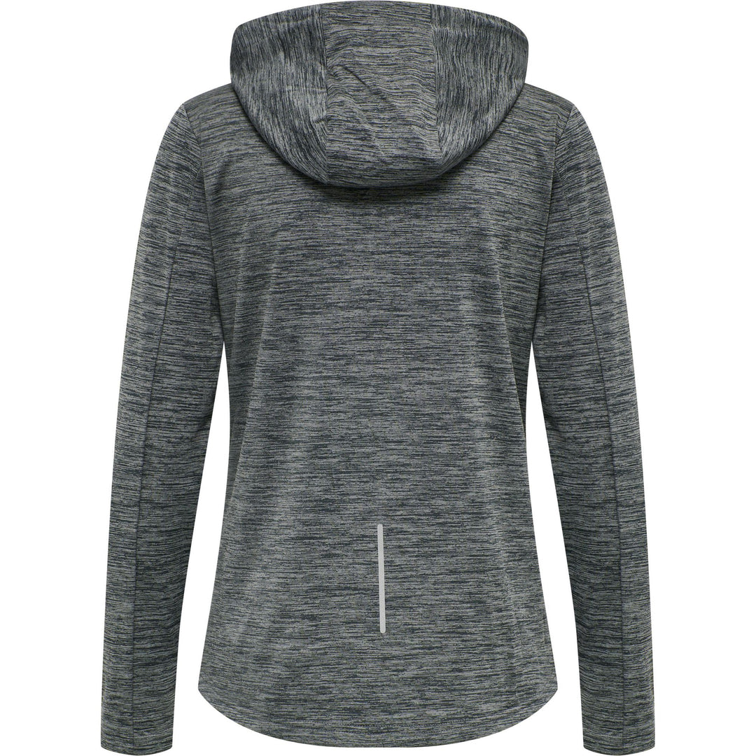 Hummel Hmlselby Zip Hoodie - dark grey melange