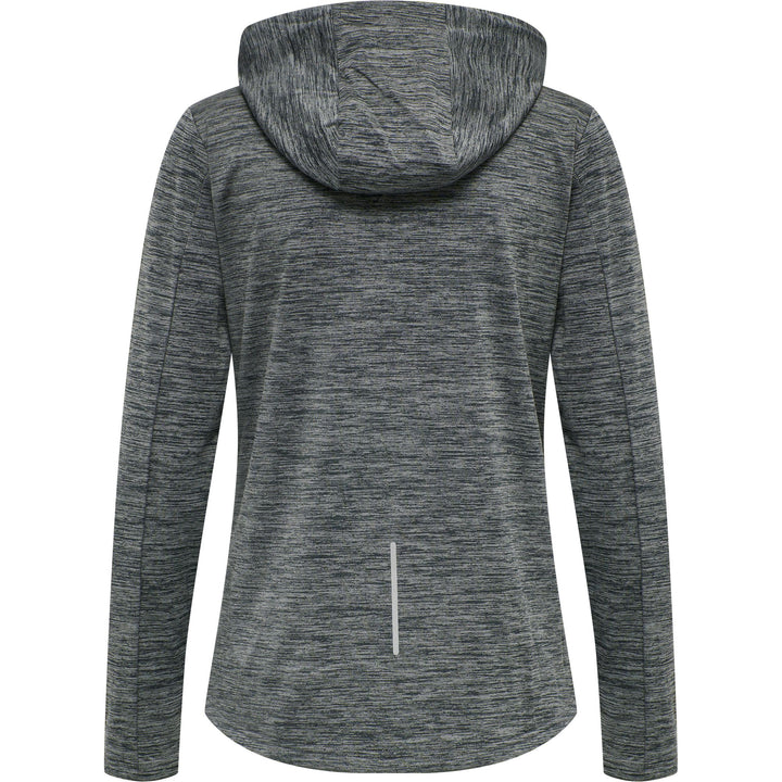Hummel Hmlselby Zip Hoodie - dark grey melange
