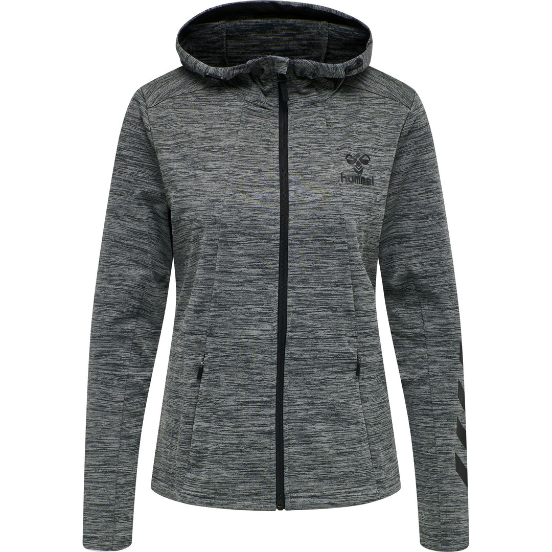 Hummel Hmlselby Zip Hoodie - dark grey melange
