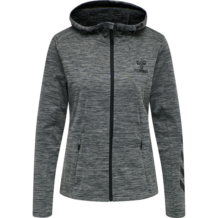 Hummel Hmlselby Zip Hoodie - dark grey melange
