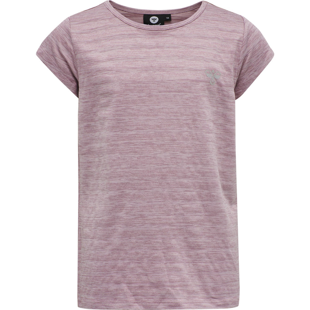 Hummel hmlDAKOTA T-SHIRT S/S - HEATHER ROSE - 152 - heather rose
