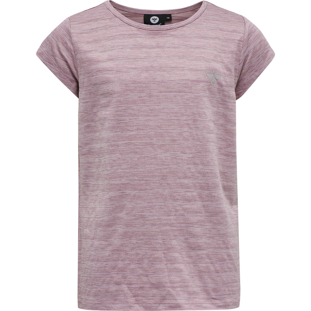 Hummel hmlDAKOTA T-SHIRT S/S - HEATHER ROSE - 152 - heather rose