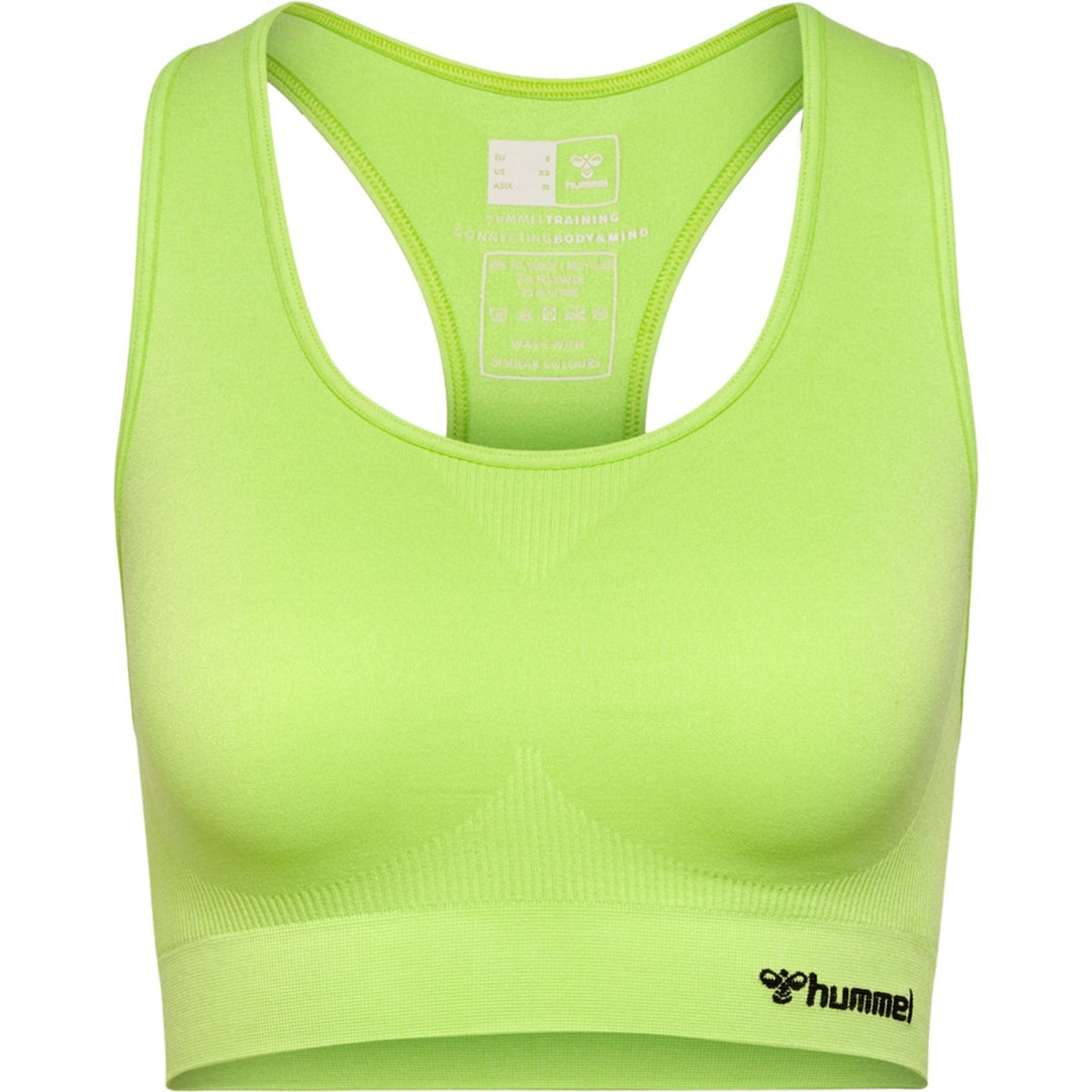 Hummel hmlTIF SEAMLESS SPORTS TOP - sharp green
