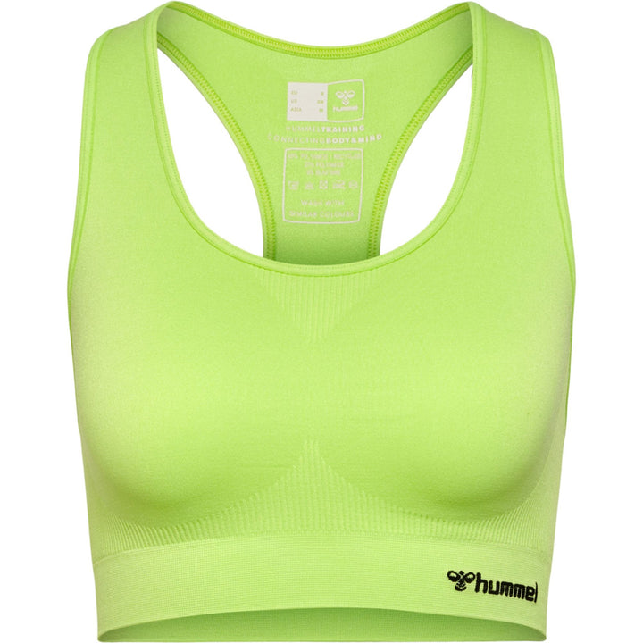 Hummel hmlTIF SEAMLESS SPORTS TOP - sharp green