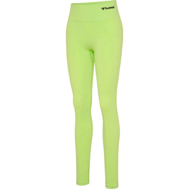 Hummel hmlTIF SEAMLESS HIGH WAIST TIGHTS - sharp green