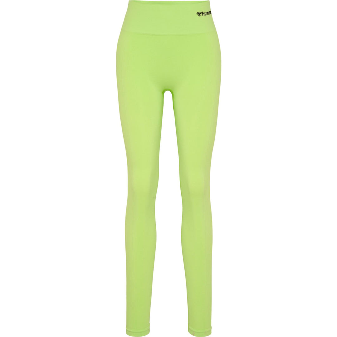 Hummel hmlTIF SEAMLESS HIGH WAIST TIGHTS - sharp green