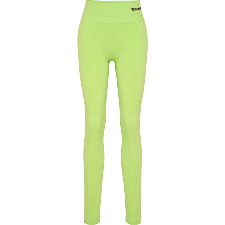 Hummel hmlTIF SEAMLESS HIGH WAIST TIGHTS - sharp green
