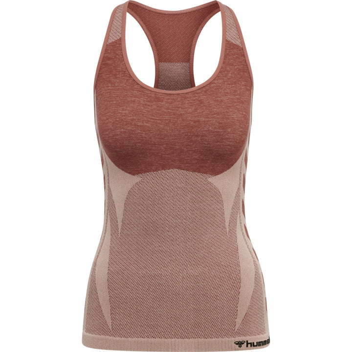 Hummel Hmlclea Seamless Top - withered rose/rose tan melange