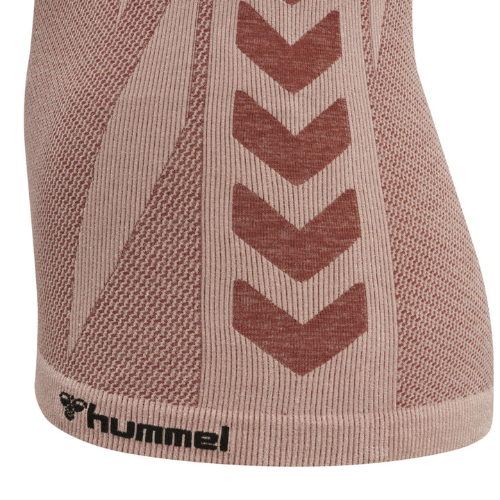 Hummel Hmlclea Seamless Top - withered rose/rose tan melange