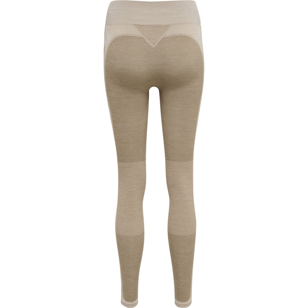 Hummel Hmlclea Seamless Mid Waist Tights - chateau gray/driftwood melange