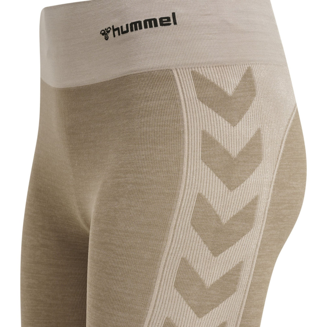 Hummel Hmlclea Seamless Mid Waist Tights - chateau gray/driftwood melange
