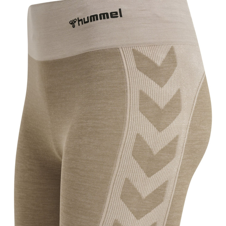 Hummel Hmlclea Seamless Mid Waist Tights - chateau gray/driftwood melange