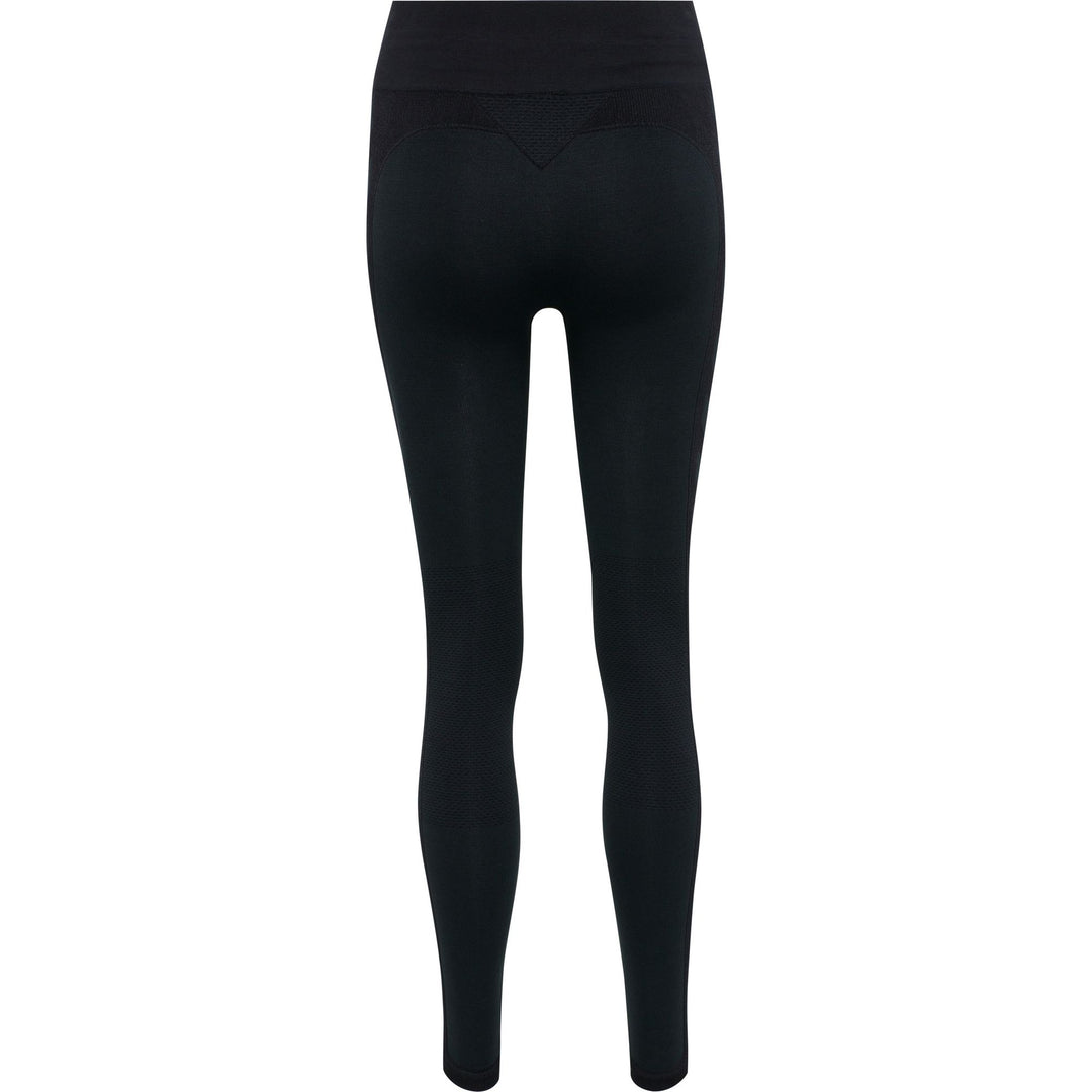 Hummel Hmlclea Seamless Mid Waist Tights - black melange