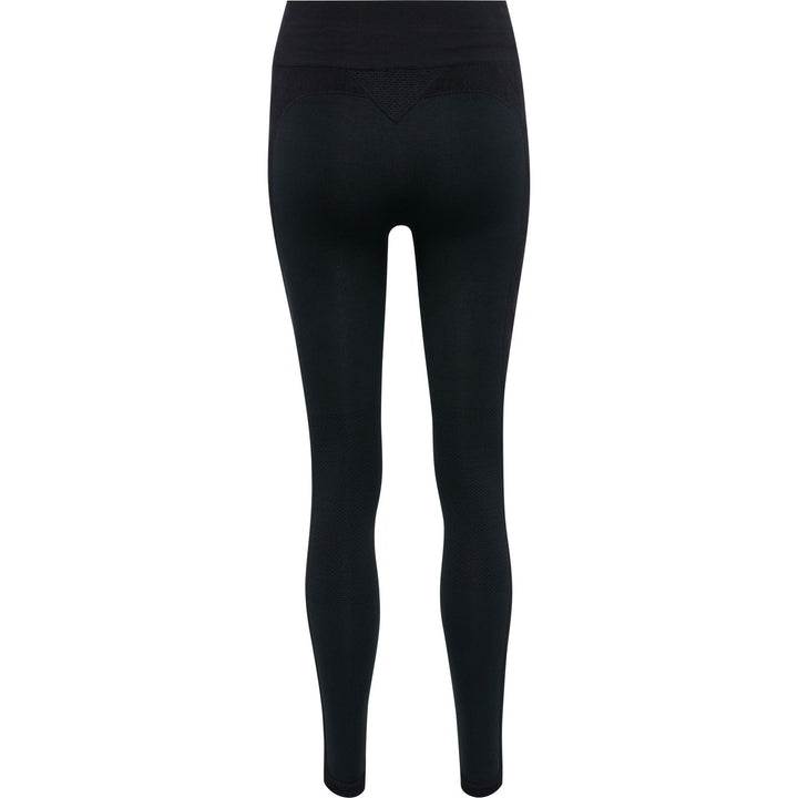Hummel Hmlclea Seamless Mid Waist Tights - black melange