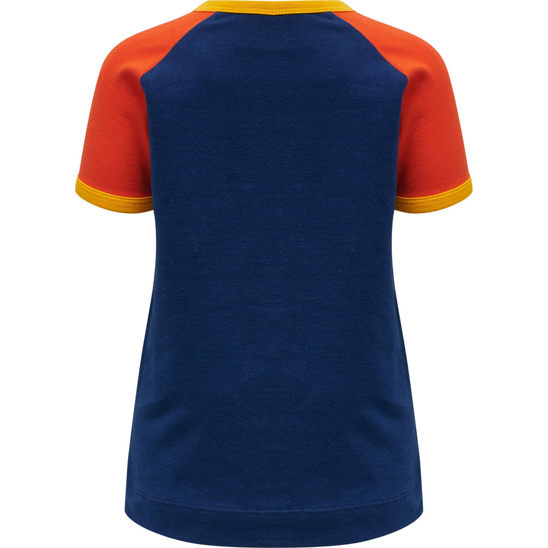 Hummel hmlANTON T-SHIRT S/S - ESTATE BLUE - 56 - estate blue