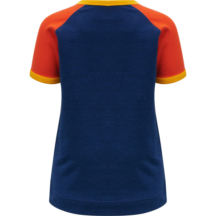 Hummel hmlANTON T-SHIRT S/S - ESTATE BLUE - 56 - estate blue