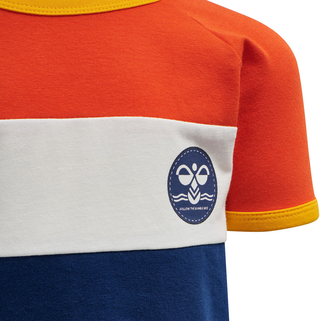 Hummel hmlANTON T-SHIRT S/S - ESTATE BLUE - 56 - estate blue