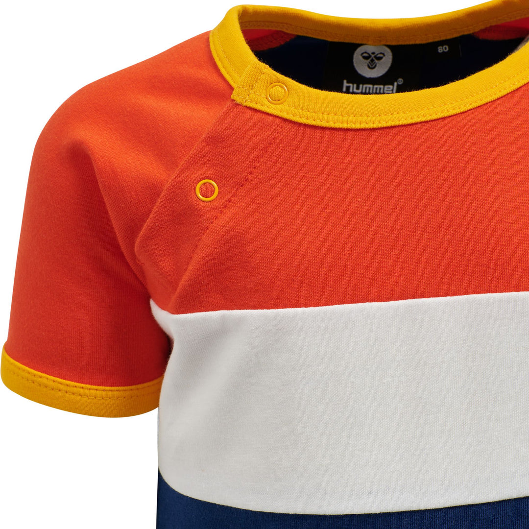 Hummel hmlANTON T-SHIRT S/S - ESTATE BLUE - 56 - estate blue