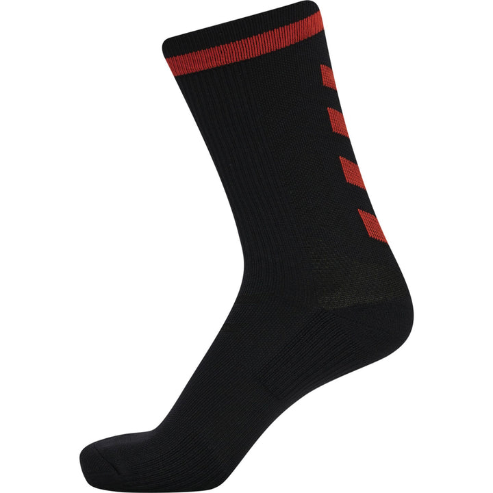 Hummel Elite Indoor Sock Low Pa - black/cherry tomato