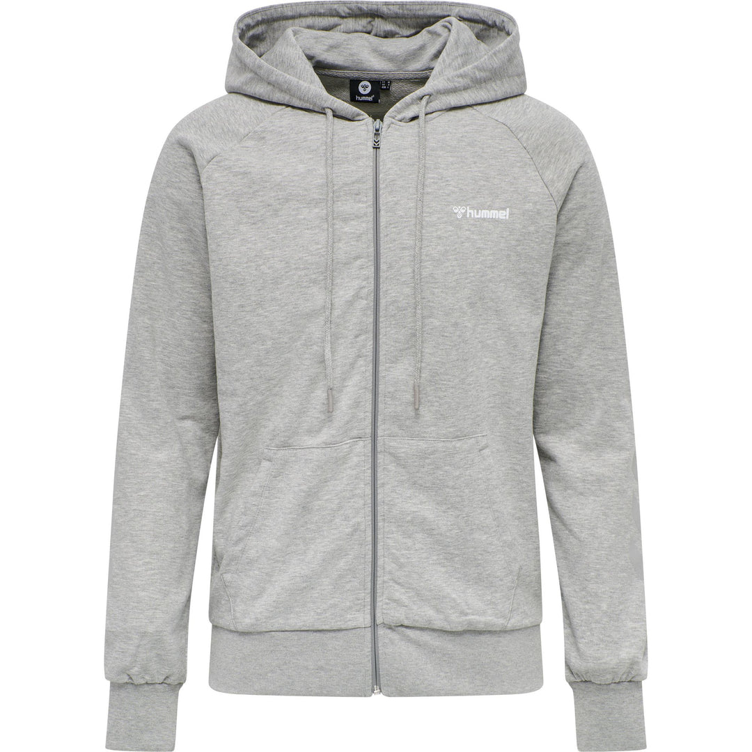 Hummel Hmlisam Zip Hoodie - grey melange