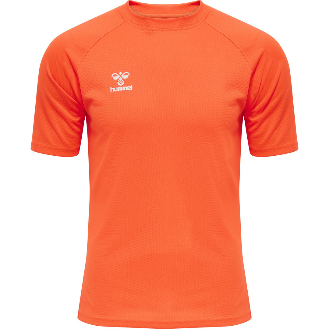 Hummel hmlDAVID JERSEY S/S - shocking orange