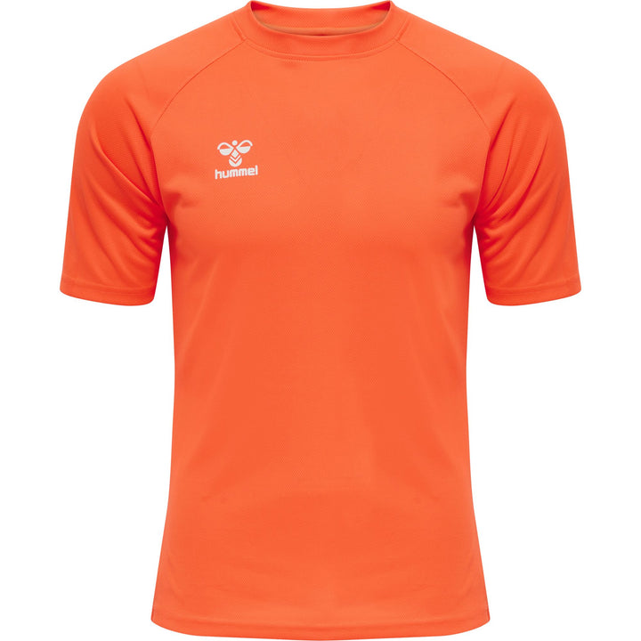 Hummel hmlDAVID JERSEY S/S - shocking orange